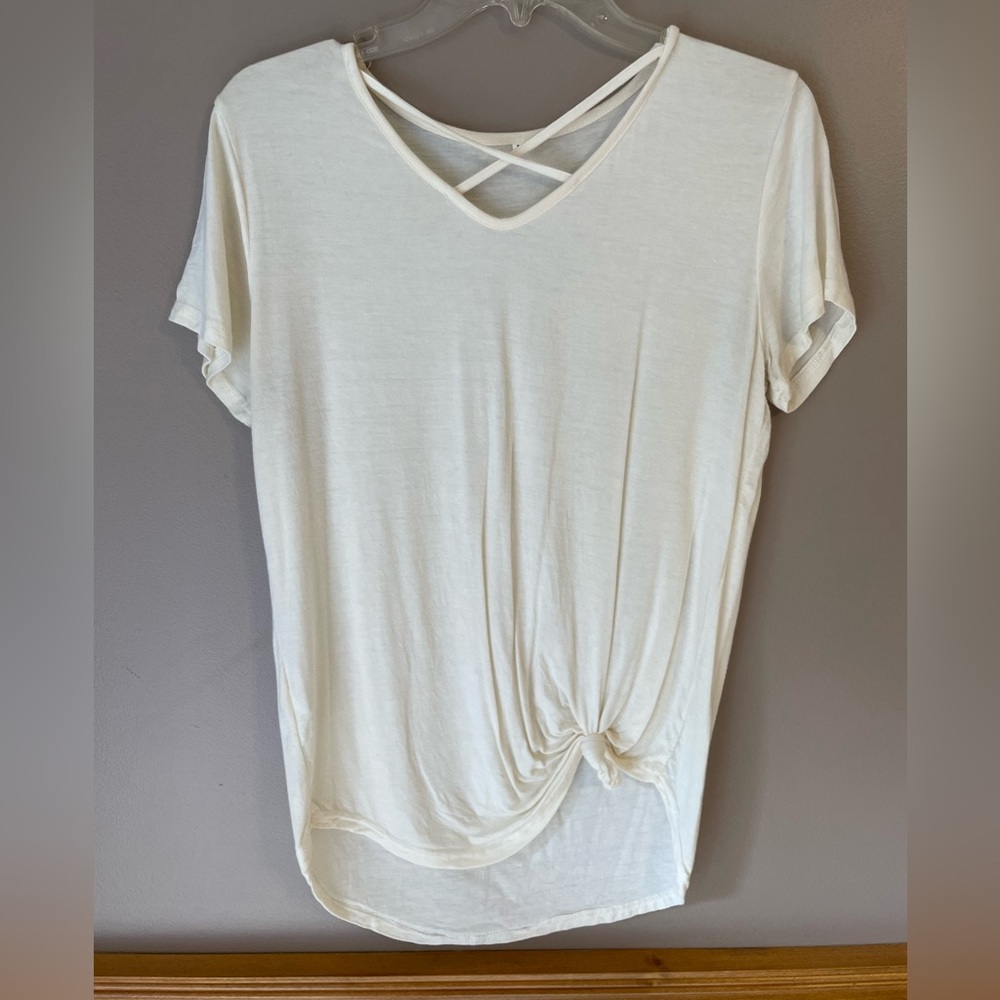 Pale yellow top - sz L